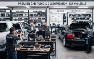 Car audio and customization shops